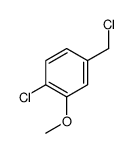 1-chloro-4-(chloromethyl)-2-methoxybenzene Structure