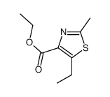 4-Thiazolecarboxylicacid,5-ethyl-2-methyl-,ethylester(9CI) Structure