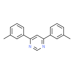 4,6-Bis(3-methylphenyl)pyrimidine Structure