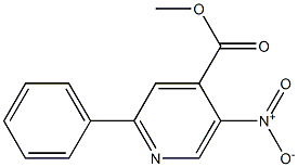 methyl 5-nitro-2-phenylpyridine-4-carboxylate Structure