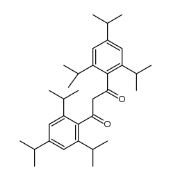1,3-bis(2,4,6-triisopropylphenyl)propane-1,3-dione Structure