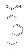 Benzenepropanoic acid,-alpha--methylene-4-(2-methylpropyl)- (9CI)结构式