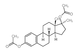 Estra-1,3,5(10)-triene-3,17b-diol, 17-methyl-, diacetate(8CI) Structure