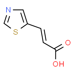 (E)-3-(Thiazol-5-yl)acrylicacid Structure