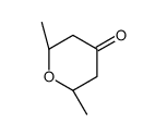 (2S,6R)-2,6-dimethyloxan-4-one结构式