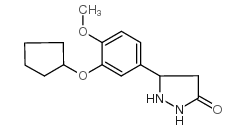 5-[3-(CYCLOPENTYLOXY)-4-METHOXYPHENYL]PYRAZOLIDIN-3-ONE Structure