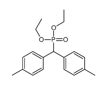 1-[diethoxyphosphoryl-(4-methylphenyl)methyl]-4-methylbenzene Structure