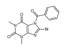 1H-Purine-2,6-dione,7-benzoyl-8-bromo-3,7-dihydro-1,3-dimethyl- picture