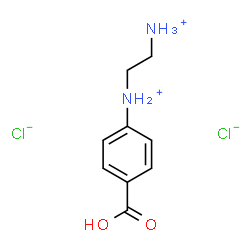4-[(2-AMINOETHYL)AMINO]BENZENECARBOXYLIC ACID DIHYDROCHLORIDE structure