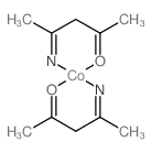 Cobalt, bis[4-(imino-kN)-2-pentanonato-kO]- Structure