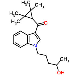 [1-(4-Hydroxypentyl)-1H-indol-3-yl](2,2,3,3-tetramethylcyclopropyl)methanone Structure