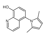 5-(2,5-dimethylpyrrol-1-yl)quinolin-8-ol结构式