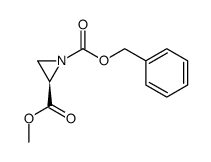 1-Benzyl 2-methyl (R)-aziridine-1, 2-dicarboxylate Structure