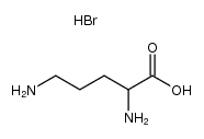 DL-ornithine hydrobromic Structure