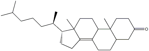 5α-Cholest-8(14)-en-3-one结构式