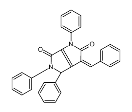 Pyrrolo(3,4-b)pyrrole-2,6(1H,3H)-dione, 4,5-dihydro-3-(phenylmethylene )-1,4,5-triphenyl- structure