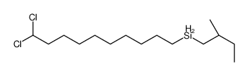 10,10-dichlorodecyl-[(2S)-2-methylbutyl]silane Structure