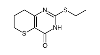 2-(ethylthio)-7,8-dihydro-3H-thiopyrano[3,2-d]pyrimidin-4(6H)-one结构式