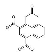1-(2,4-dinitronaphthalen-1-yl)propan-2-one结构式