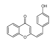 2-[2-(4-hydroxyphenyl)ethenyl]chromen-4-one结构式