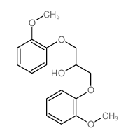 2-Propanol,1,3-bis(2-methoxyphenoxy)- Structure