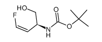 Carbamic acid, [3-fluoro-1-(hydroxymethyl)-2-propenyl]-, 1,1-dimethylethyl structure