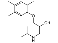 1-(Isopropylamino)-3-(2,4,5-trimethylphenoxy)-2-propanol Structure