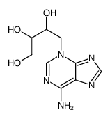 4-(6-aminopurin-3-yl)butane-1,2,3-triol结构式