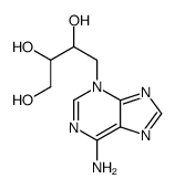 4-(6-aminopurin-3-yl)butane-1,2,3-triol Structure