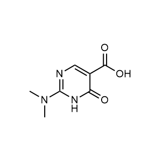 2-(Dimethylamino)-6-oxo-1,6-dihydropyrimidine-5-carboxylicacid Structure