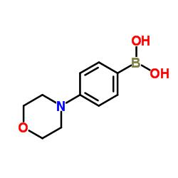 4-吗啉苯硼酸结构式