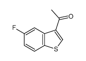 1-(5-Fluoro-1-benzothiophen-3-yl)ethanone结构式