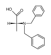 (R)-2-(N,N-dibenzylamino)propanoic acid结构式
