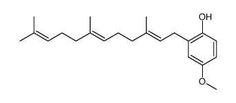 2-farnesyl-hydroquinone monomethyl ether Structure