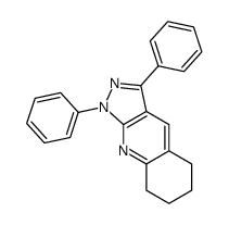 1,3-diphenyl-5,6,7,8-tetrahydropyrazolo[3,4-b]quinoline Structure