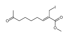 methyl 2-(iodomethyl)-8-oxonon-2-enoate Structure