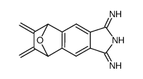 2,3,5,6,7,8-Hexahydro-1,3-diimino-6,7-dimethylen-1H-5,8-epoxybenzisoindol结构式