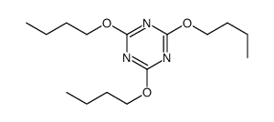 2,4,6-Tri(butyloxy)-1,3,5-triazine结构式