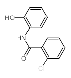 2-chloro-N-(2-hydroxyphenyl)benzamide Structure
