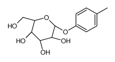 .beta.-D-Glucopyranoside, 4-methylphenyl structure