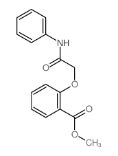 methyl 2-(phenylcarbamoylmethoxy)benzoate Structure