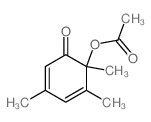 (1,2,4-trimethyl-6-oxo-1-cyclohexa-2,4-dienyl) acetate结构式
