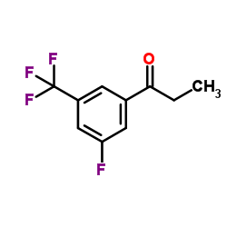 3'-Fluoro-5'-(trifluoromethyl)propiophenone Structure