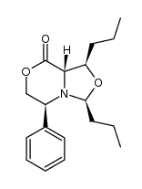 (2S,6S,7R,9S)-2-phenyl-7,9-dipropyl-1-aza-4,8-dioxabicyclo[4.3.01,6]nonan-5-one Structure