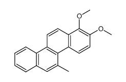 1,2-dimethoxy-5-methylchrysene Structure