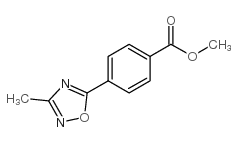 methyl 4-(3-methyl-1,2,4-oxadiazol-5-yl)benzoate Structure