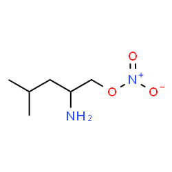 1-Pentanol,2-amino-4-methyl-,nitrate (ester) (9CI) Structure