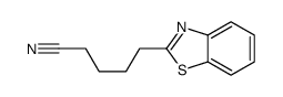2-Benzothiazolevaleronitrile(8CI) structure