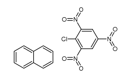 eqimolar complex of 2,4,6-trinitrochlorobenzene with naphthalene Structure