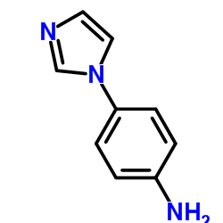 4-(1H-Imidazol-1-yl)aniline structure